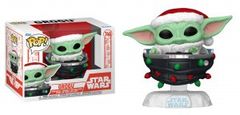 Funko Pop! Zberateľská figúrka Star Wars The Mandalorian Holiday Grogu 746