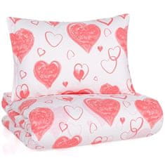 BedTex Bavlnené posteľné obliečky Pink Love