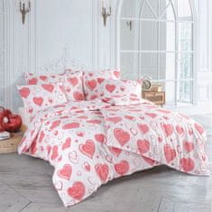 BedTex Bavlnené posteľné obliečky Pink Love