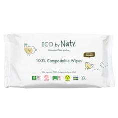 ECO by Naty Sensitive 56 ks, bez vône - vlhčené obrúsky