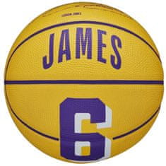 Wilson Lopty basketball žltá 3 Nba Player Icon Lebron James Mini