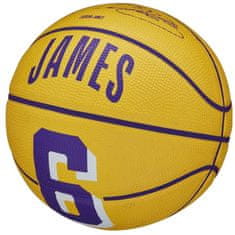 Wilson Lopty basketball žltá 3 Nba Player Icon Lebron James Mini