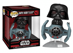 Funko Pop! Zberateľská figúrka Star Wars Dark Side Darth Vader with Tie Advanced x1 Starfighter 742