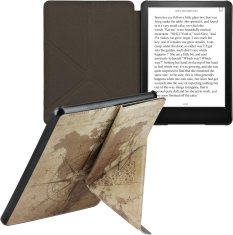 KW Puzdro KW Mobile - Origami Travel Vintage - KW5776408 - pre Amazon Kindle Paperwhite 5 (2021) - viacfarebné