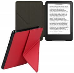 KW Puzdro KW Mobile - Origami Red Leather - KW5999709 - pre Amazon Kindle 2022 - červené