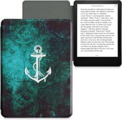 KW Puzdro KW Mobile - Anchor Map - KW5625636 - pre Amazon Kindle Paperwhite 5 (2021) - viacfarebné