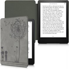 KW Puzdro KW Mobile - Dandelion Love - KW5625701 - pre Amazon Kindle Paperwhite 5 (2021) - šedé