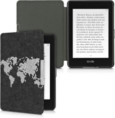 KW Puzdro KW Mobile Felt Travel Outline - KW4848909 - pre Amazon Kindle Paperwhite 4 (2018) - čierne