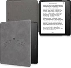 KW Puzdro KW Mobile - Meow Meow - KW5697208 - pre Amazon Kindle Oasis 2/3 - šedé