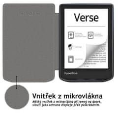 B-Safe Púzdro B-SAFE LOCK 3510, obal na Pocketbook 629 Verse / 634 Verse Pro - magnetické zatváranie, AutoSleep, svetlo ružové