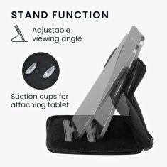 KW Puzdro KW Mobile Neoprene Zipper Stand - KW5962601 - Univerzálne puzdro pre čítačky 6" so stojanom - čierne