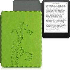 KW Puzdro KW Mobile - Butterfly Tendril - KW5625642 - pre Amazon Kindle Paperwhite 5 (2021) - zelené