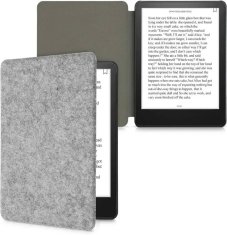 KW Puzdro KW Mobile Felt Fabric - KW5625925 - pre Amazon Kindle Paperwhite 5 (2021) - svetlo šedé