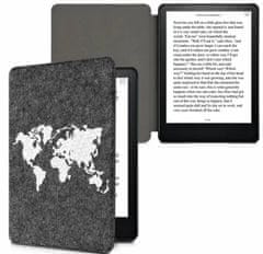 KW Puzdro KW Mobile Felt Travel Outline - KW6075201 - pre Amazon Kindle Oasis 2/3 - čierne