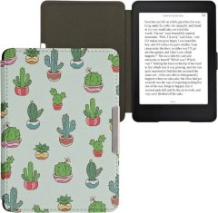 KW Puzdro KW Mobile - Cactus - KW2313651 - pre Amazon Kindle Paperwhite 1/2/3 - viacfarebné