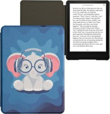 KW Puzdro KW Mobile - Cute Elephant - KW6103303 - pre Amazon Kindle Paperwhite 5 (2021) - viacfarebné