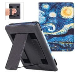 Fortress Fortress FT4015 Premium - puzdro so stojanom pre Amazon Kindle Paperwhite 5 (2021) - motív Gogh, magnet, AutoSleep