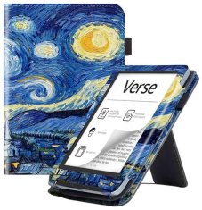 Durable Lock ARMORI Holder T048 - puzdro so stojanom pre Pocketbook 629/634 Verse (Pro) - motív Gogh, magnet, AutoSleep