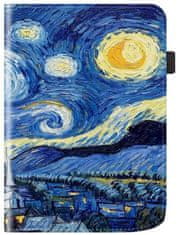 Durable Lock ARMORI Holder T048 - puzdro so stojanom pre Pocketbook 629/634 Verse (Pro) - motív Gogh, magnet, AutoSleep