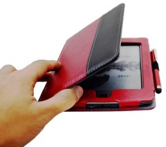 Durable Lock Armori Cutter C086 - univerzálne púzdro pre čítačky Amazon Kindle - Red/Black - červená, čierna