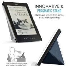 Durable Lock ARMORI STANDER S098, púzdro so stojanom Origami pre Amazon Kindle 4/5 - čierne