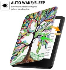 Durable Lock Armori Trimer T150, púzdro pre Amazon Kindle 8 (2016) - magnetické zatváranie, AutoSleep, motív Tree