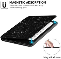 Durable Lock Armori Trimer T139, puzdro pre Amazon Kindle 6 (7. generácia) - magnetické zatváranie, AutoSleep, motív Constellation