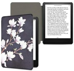 Durable Lock Armori Trimer T175, púzdro pre Amazon Kindle Paperwhite 5 (2021) - magnetické zatváranie, AutoSleep, motív Magnolia