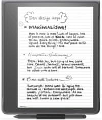 Amazon Originálne púzdro Amazon Kindle Scribe - KSLEBL, pravá koža, stojan, čierne