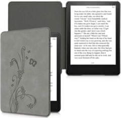 KW Mobile Puzdro KW Mobile - Butterfly Tendril - KW5625710 - pre Amazon Kindle Paperwhite 5 (2021) - šedé