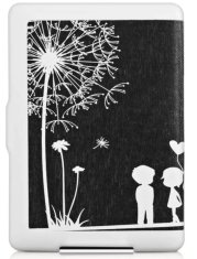 KW Puzdro KW Mobile - Dandelion Love - KW2313617 - pre Amazon Kindle Paperwhite 1/2/3 - čierne