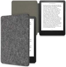 KW Mobile Puzdro KW Mobile Felt Fabric - KW5625919 - pre Amazon Kindle Paperwhite 5 (2021) - šedé