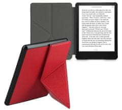 Durable Lock Origami Durable Lock OR65 - púzdro pre Amazon Kindle 2022, magnet, stojan - červené