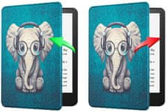 Durable Lock Puzdro Durable Lock KPW-19 pre Amazon Kindle Paperwhite 5 (2021) - Elephant