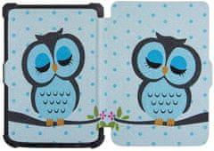 Durable Lock Puzdro Durable Lock PB-07 pre Pocketbook 616 / 617 / 618 / 627 / 628 / 632 / 633 - motív Owl