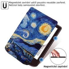 Durable Lock ARMORI TRIMER T032 - púzdro pre Pocketbook 631 Touch HD - motív Gogh