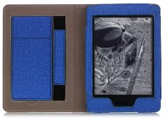 Durable Lock Puzdro Benello SK-02 na Amazon Kindle Paperwhite 1/2/3/4 - modré (Ocean Blue)