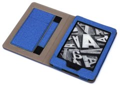 Durable Lock Puzdro Benello SK-02 na Amazon Kindle Paperwhite 1/2/3/4 - modré (Ocean Blue)