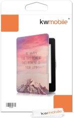 KW Puzdro KW Mobile - Be Happy - KW2811806 - pre Amazon Kindle Paperwhite 1/2/3 - fialové