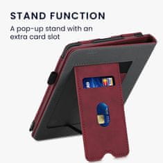 KW Mobile Puzdro KW Mobile - Nubuck Brushed Heart - KW5626202 - pre Amazon Kindle Paperwhite 5 (2021) - Dark Red