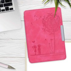 KW Puzdro KW Mobile - Dandelion Love Dark Pink - KW4897510 - pre Amazon Kindle Paperwhite 4 (2018) - ružové