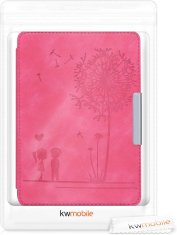 KW Puzdro KW Mobile - Dandelion Love Dark Pink - KW4897510 - pre Amazon Kindle Paperwhite 4 (2018) - ružové