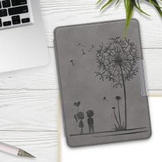 KW Mobile Puzdro KW Mobile - Dandelion Love - KW4897503 - pre Amazon Kindle Paperwhite 4 (2018) - šedé