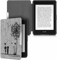 KW Puzdro KW Mobile Felt Dandelion Love - KW4848903 - pre Amazon Kindle Paperwhite 4 (2018) - šedé