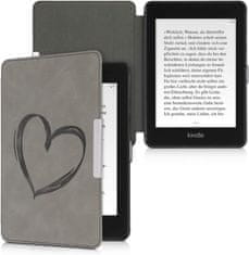 KW Mobile Puzdro KW Mobile - Brushed Heart - KW4897505 - pre Amazon Kindle Paperwhite 4 (2018) - šedé