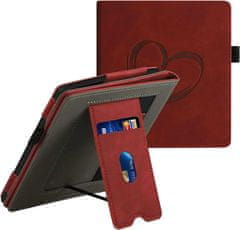 KW Mobile Puzdro KW Mobile - Nubuck Brushed Heart - KW5939301 - pre Amazon Kindle Oasis 2/3 - Dark Red