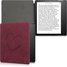 KW Mobile Puzdro KW Mobile - Brushed Heart - KW5697205 - pre Amazon Kindle Oasis 2/3 - červené