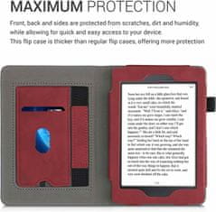 KW Puzdro KW Mobile - Nubuck Brushed Heart - KW5567502 - pre Amazon Kindle Paperwhite 1/2/3 - Dark Red