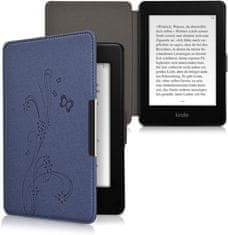 KW Mobile Puzdro KW Mobile - Butterfly Tendril - KW2313627 - pre Amazon Kindle Paperwhite 1/2/3 - modré