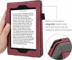 KW Mobile Puzdro KW Mobile - Nubuck Brushed Heart - KW5022204 - pre Amazon Kindle Paperwhite 4 (2018) - Dark Red